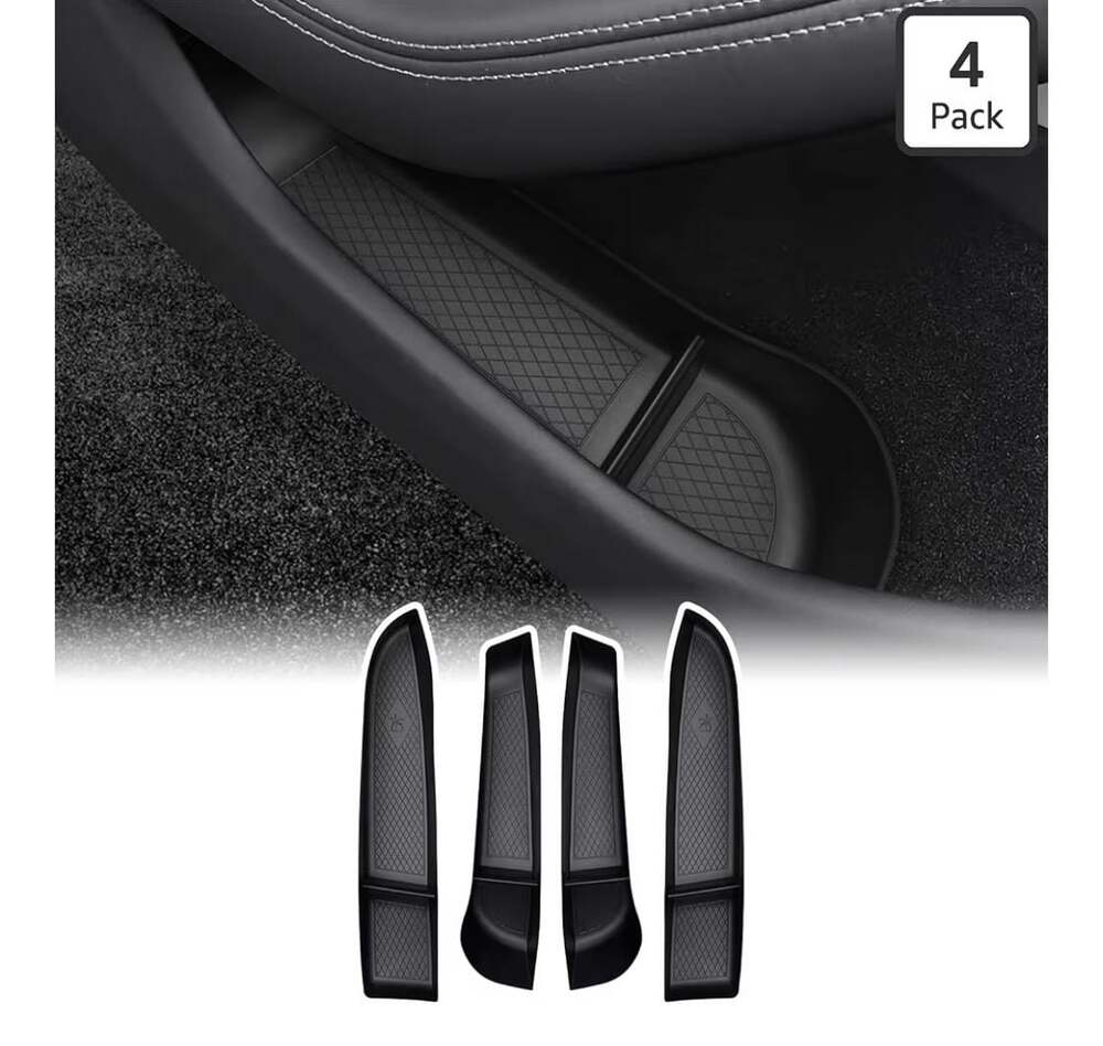Tesla Model 3 Highland 2024-2025 Door Side Storage Box Organizer, TPE Door Pocke